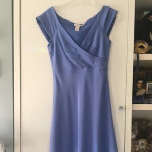 J Crew 100% silk Hyacinth/ Periwinkle Party or Bridesmaid Dress, size 0